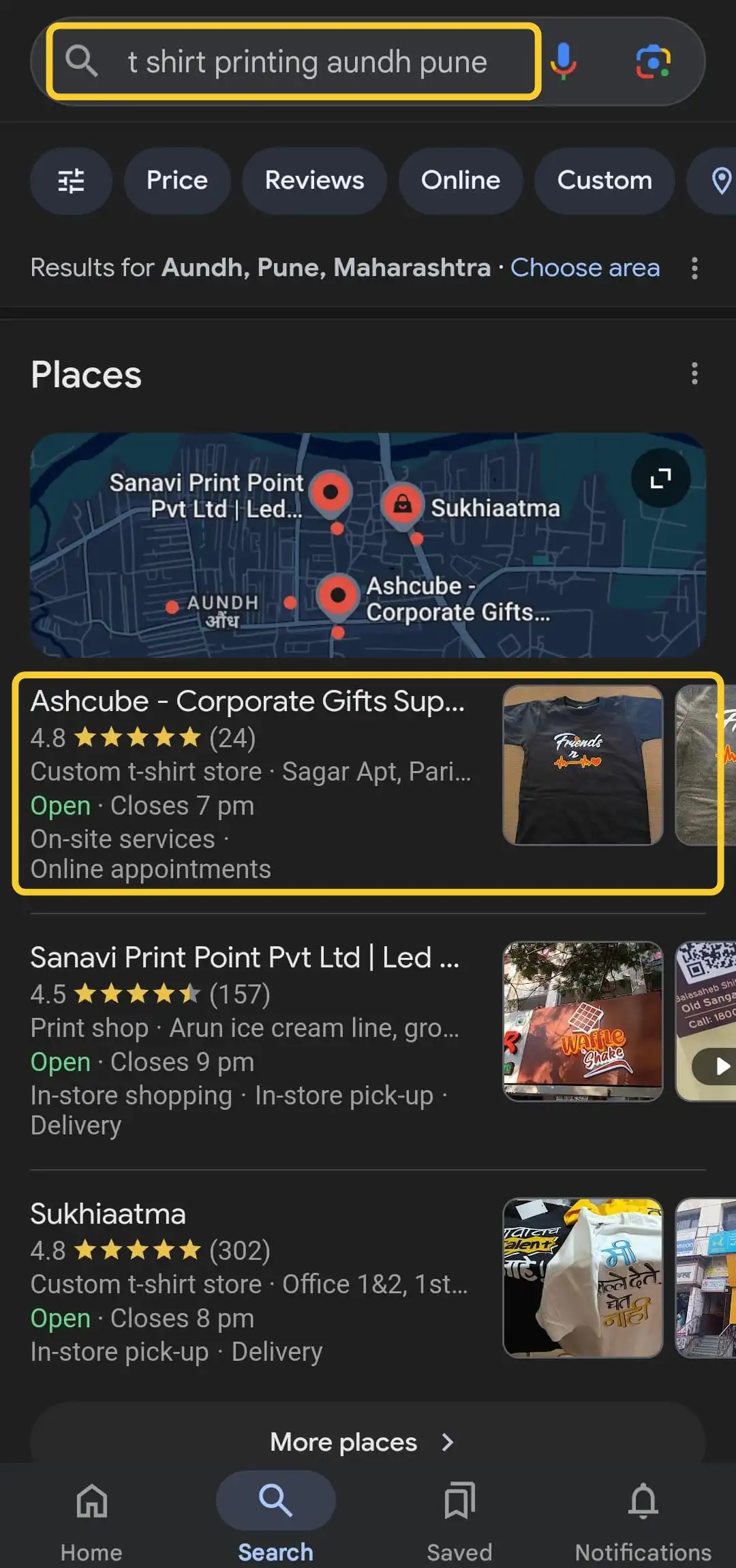 T shirt printing aundh pune