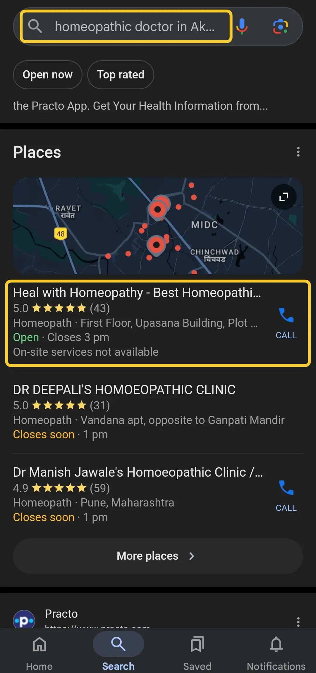 homeopathic doctor in Akurdi