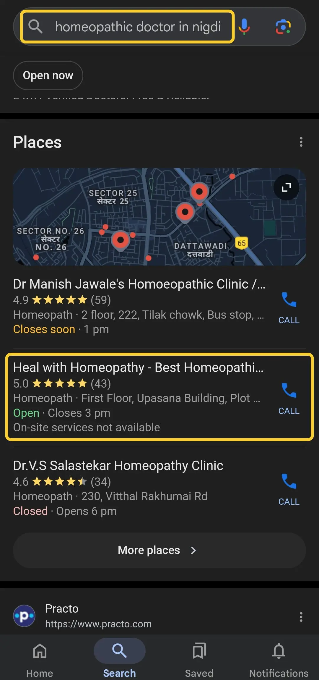 homeopathic doctor in nigdi
