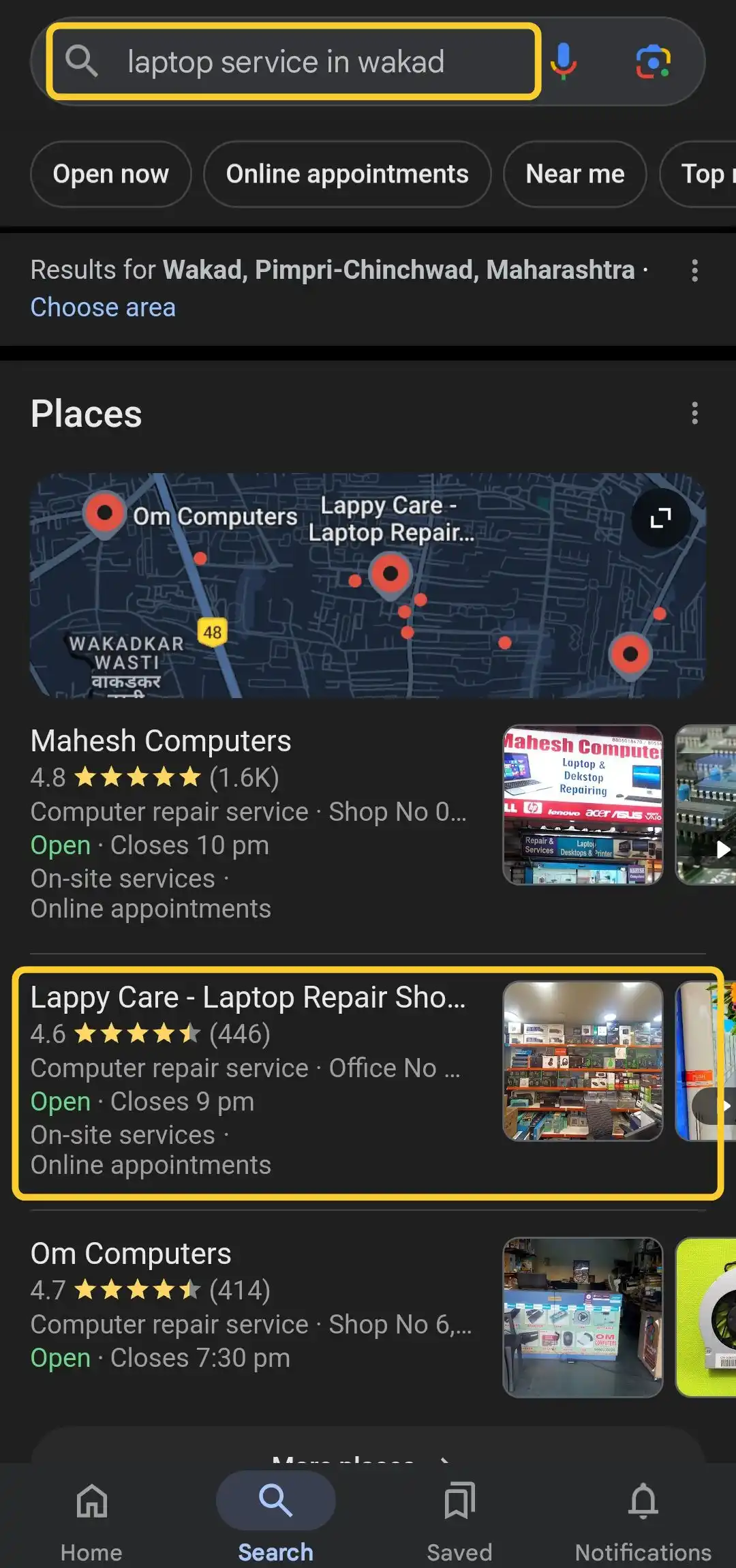 laptop service in wakad